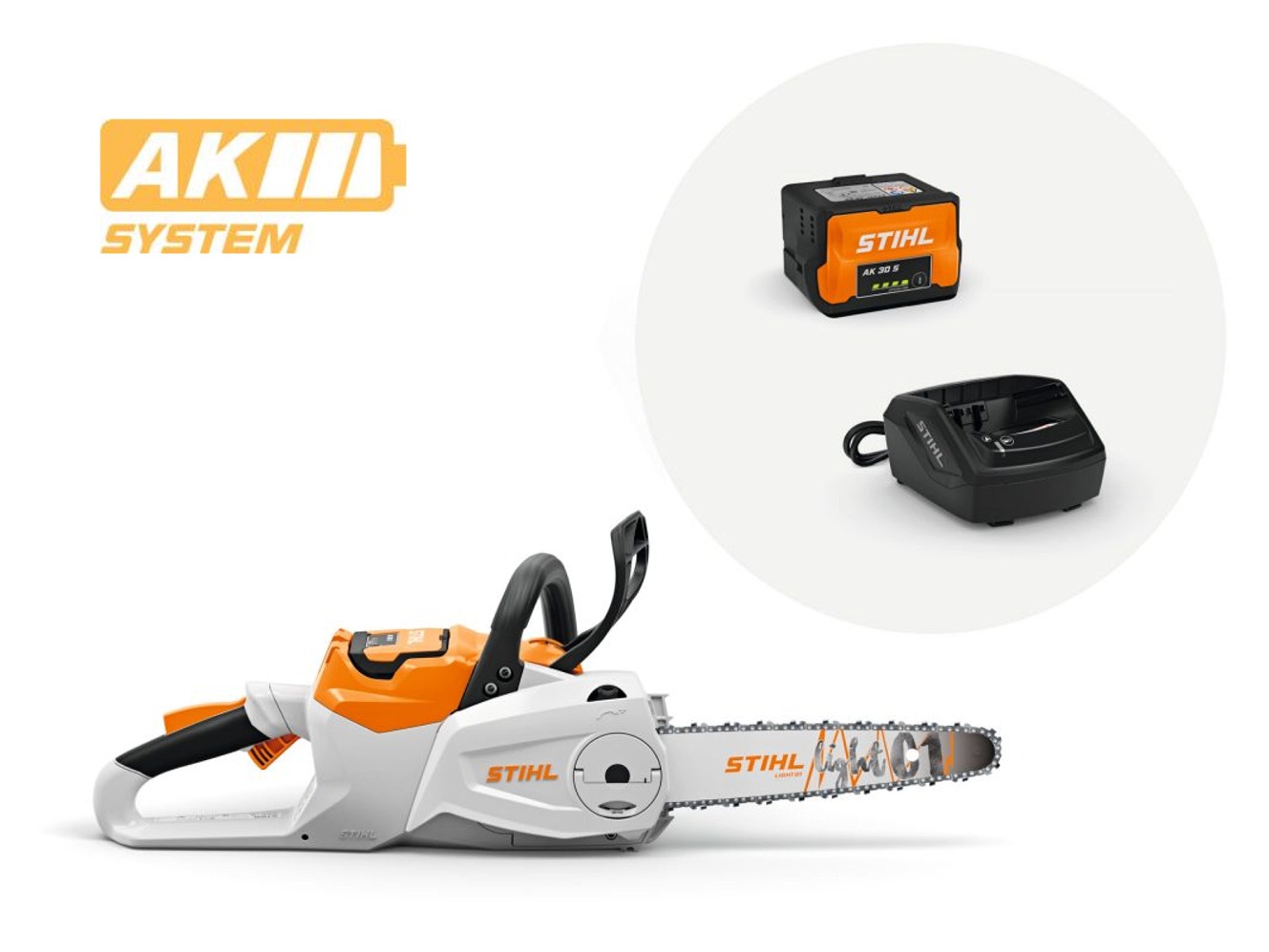 STIHL MSA  80 C-B Set1 -akumulátorová reťazová píla/bez/1x AK30S