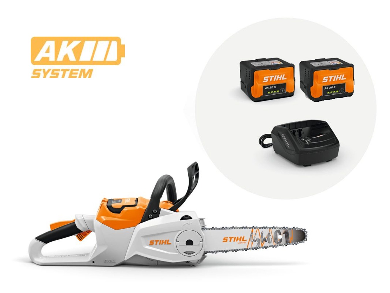 STIHL MSA  80 C-B Set2 -akumulátorová reťazová píla/bez/2x AK30S